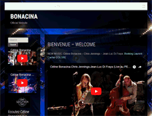 Tablet Screenshot of celine-bonacina.com